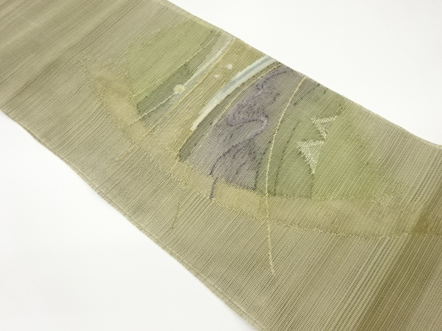 JAPANESE KIMONO / KIMONO FOR SUMMER STRING-THROUGH ABSTRACT PATTERN WE